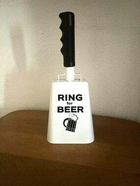 Ring for Beer Cowbell Novelty Gag Mancave
